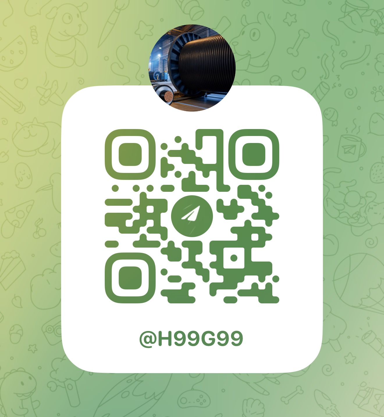 Telegram QR code for H99G99